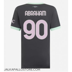 AC Milan Tammy Abraham #90 Kolmaspaita Naisten 2024-25 Lyhythihainen